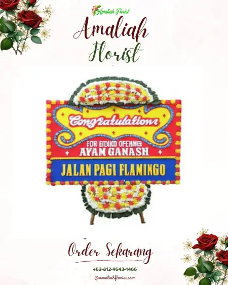 Sewa Papan Bunga Krempong